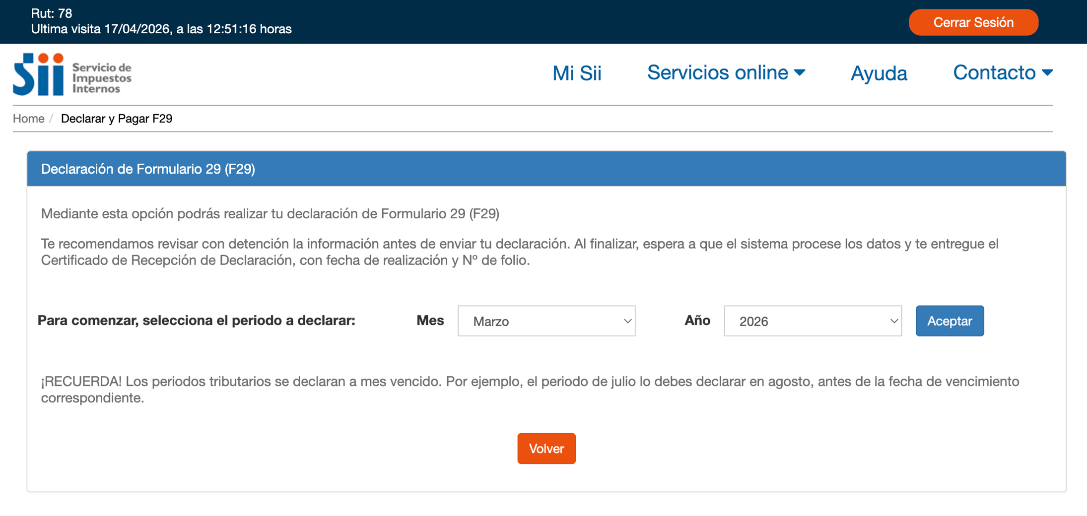 Cómo declarar el Formulario 29 (F29) sin movimientos en el SII: guía ...