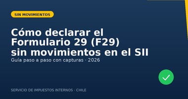 SII - F29 Sin movimientos
